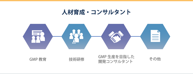 人材育成・コンサルタント　GMP教育/技術研修/GMP生産を目指した開発コンサルタント/その他